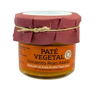 Pat&eacute; vegetal de Pimientos Rojos Asados Vegetal 100%