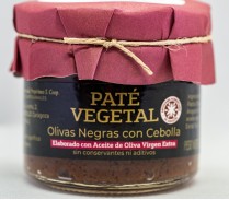 Paté vegetal de Olivas de Aragón con Cebolla, un producto artesano