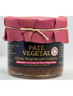 Pat&eacute; vegetal de Olivas de Arag&oacute;n con Cebolla 100% Artesano