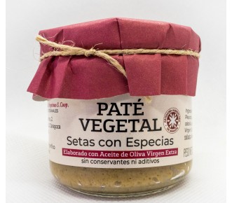 Pat&eacute; vegetal de Setas con Especias Vegetal 100%
