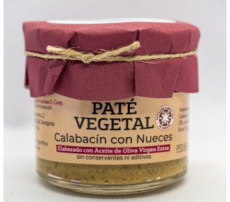 Pat&eacute;  vegetal de Calabac&iacute;n con Nueces Vegetal 100%