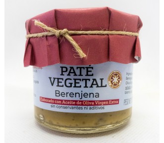 Pat&eacute; vegetal de  Berenjena Vegetal 100%